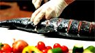 Indirektes Grillen von Fisch