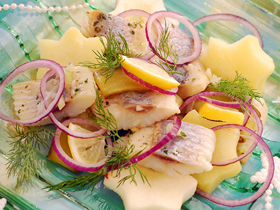 Kartoffelsalat mit Matjes