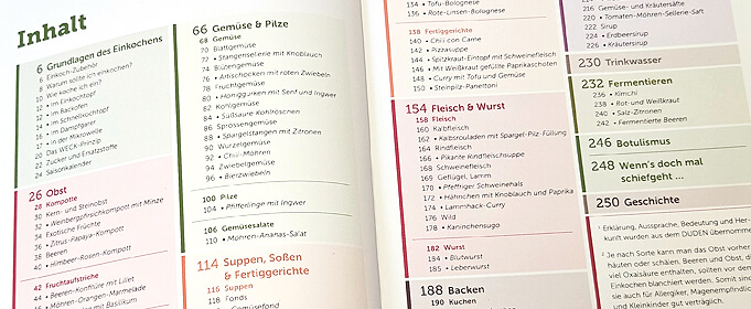 Einblick ins Buch: Inhaltsverzeichnis