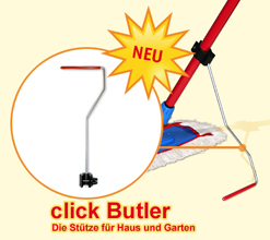 click Butler – Gartengerte-Halter